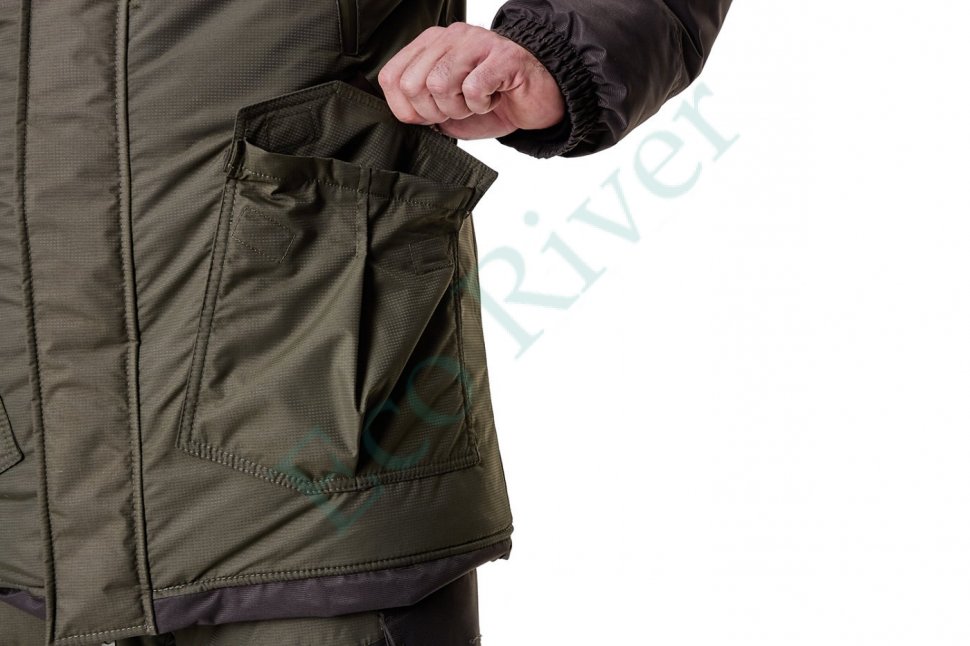 Скат костюм для рыбалки GRAYLING, зимний -45, хаки