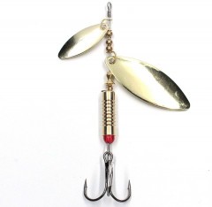 Блесна вращ. Namazu Ahimonda, вес 16 г, цвет 02 (латунь)/200/