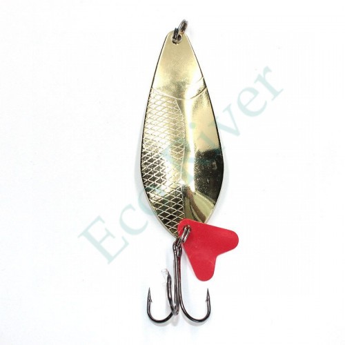 Блесна колеб. Namazu Piranja, вес 28,5 г, цвет 02 (латунь)/200/