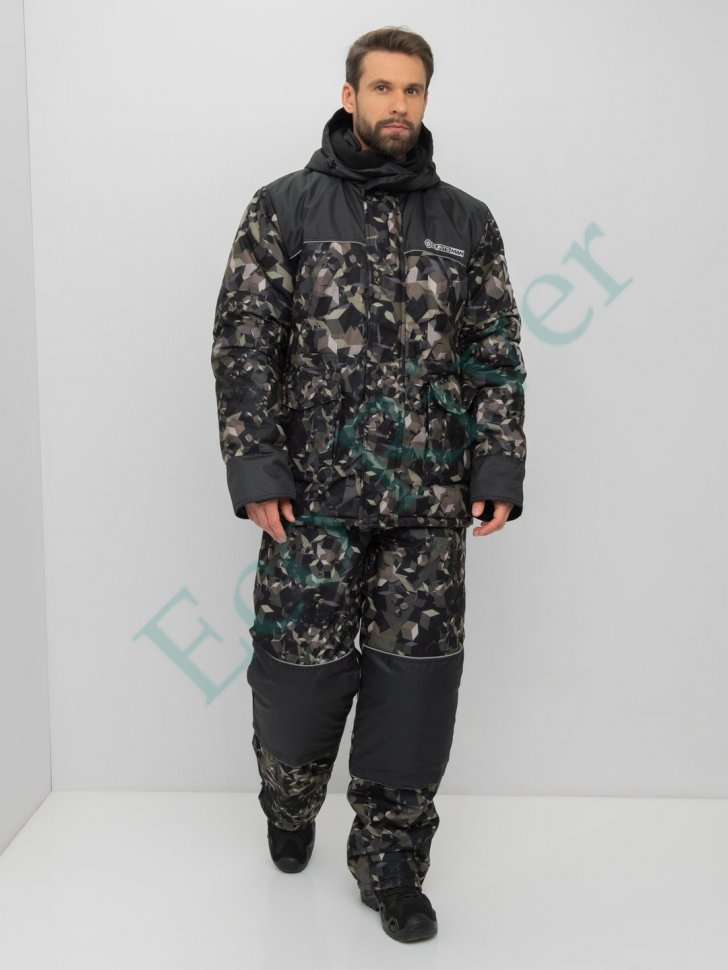 Костюм зимний Альтаир кмф 004 кубики тк.alova р.56-58/170-176 (Huntsman)
