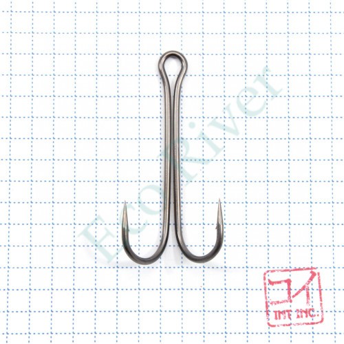 Крючок KOI DOUBLE HOOK, размер 4/0 (INT), цвет BN, двойник (10 шт.)