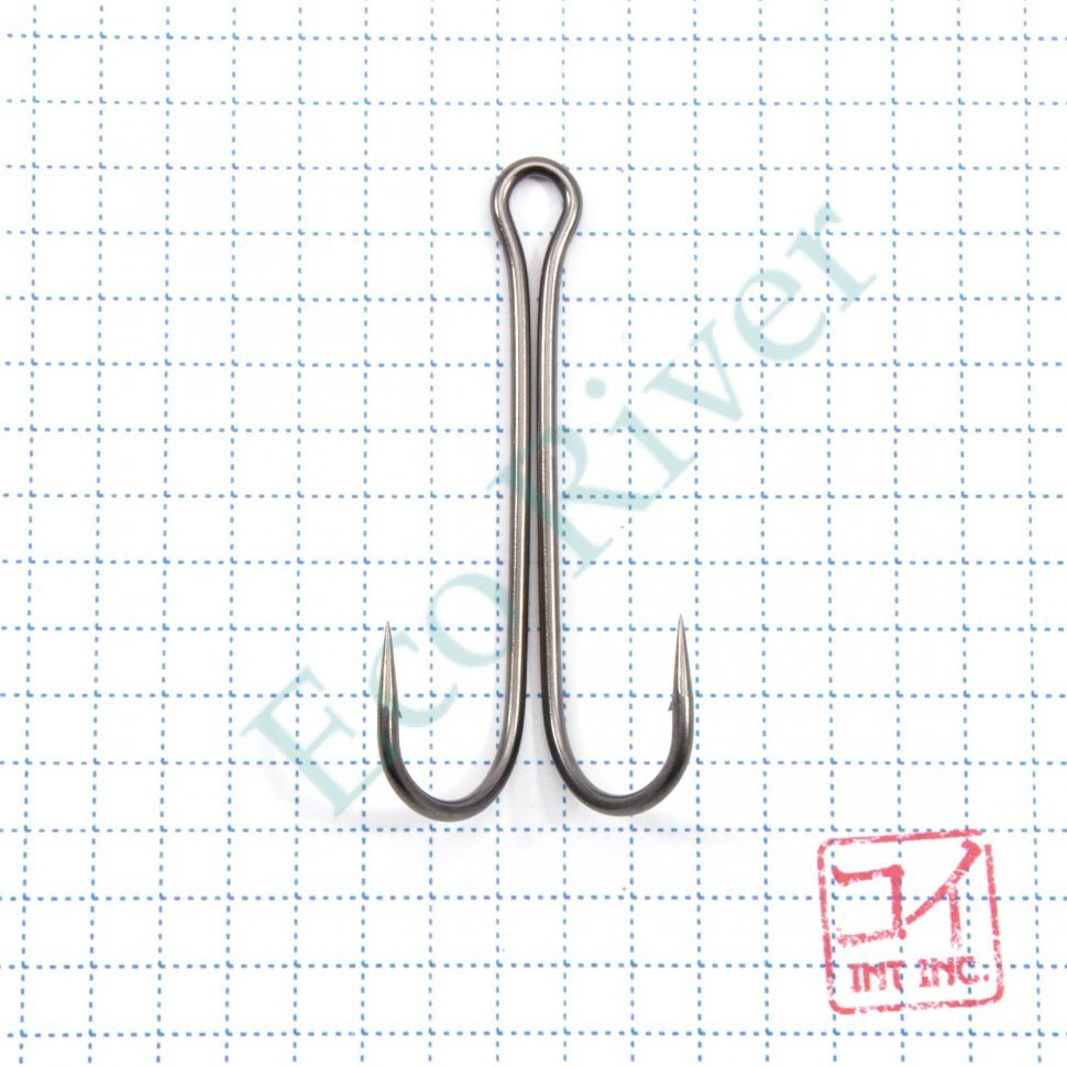Крючок KOI DOUBLE HOOK, размер 4/0 (INT), цвет BN, двойник (10 шт.)