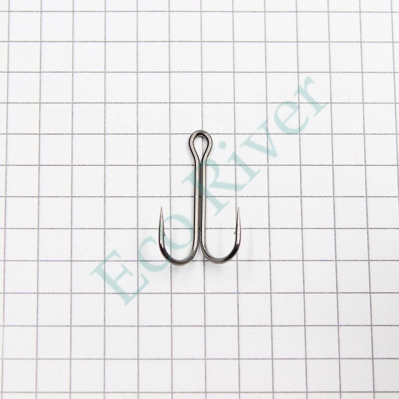 Крючок Namazu «Double Hook Long», размер 6 (INT), цвет BN, двойник (50 шт.)/300/