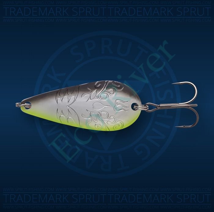 Блесна Sprut Funayuki Spoon колеб. 65мм/23г/SGRBK