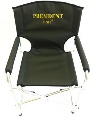 Кресло директорское President Fish Vip складное алюминий зелен. арт.6303 010