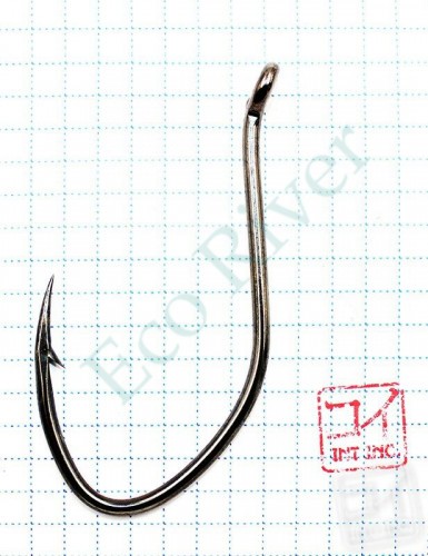 Крючок KOI CAT FISH HOOK, размер 10/0 (INT), цвет BN (3 шт.)/23/