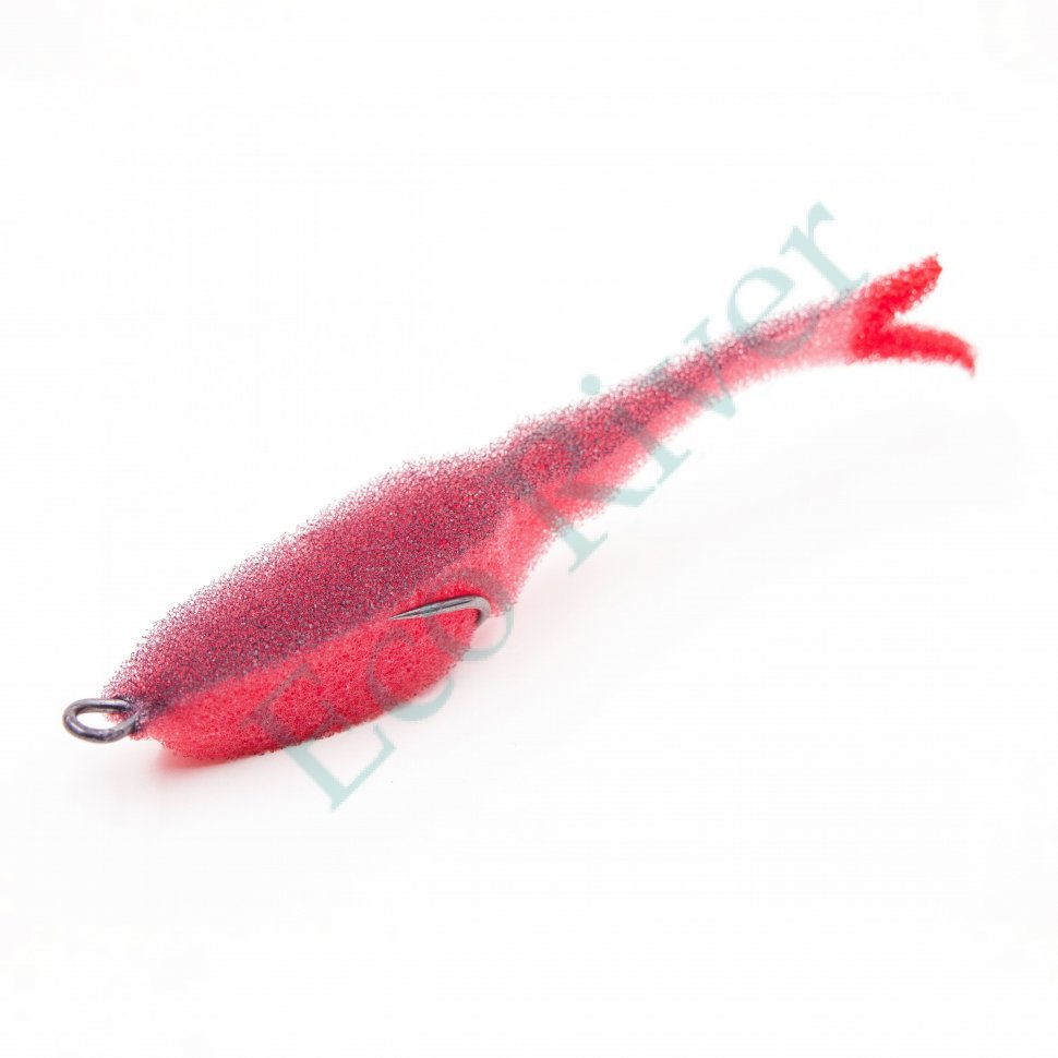 Поролоновая рыбка Yaman Devious Minnow на двойнике, р. 105 мм, цвет 24 UV (5 шт.)