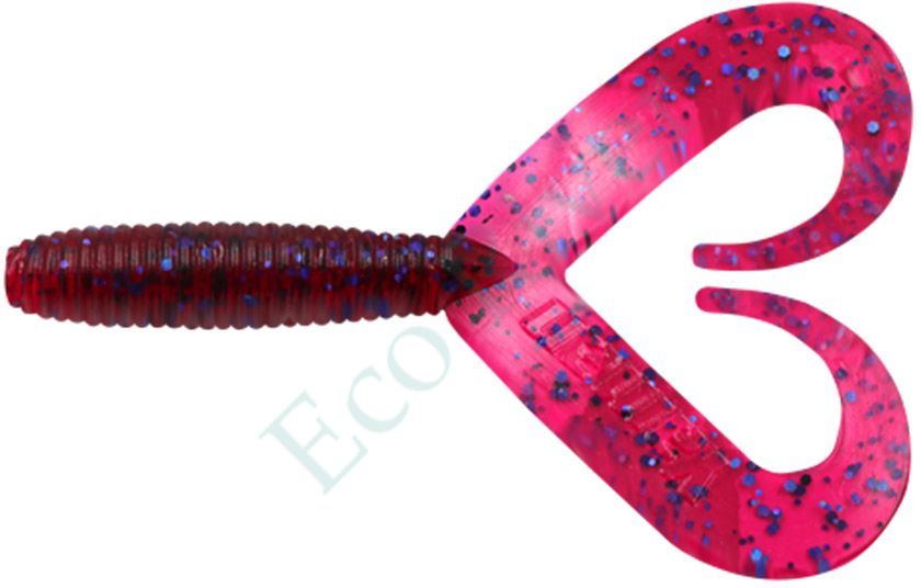 Твистер Yaman PRO Loop-Two, р.2 inch, цв. #04 - Grape (уп.10 шт)