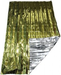 Термоодеяло Следопыт, 160х210 см, серебро/золото/200/