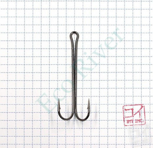 Крючок KOI 3 XL DOUBLE HOOK, размер 1/0 (INT), цвет BN, двойник (10 шт.)/15/