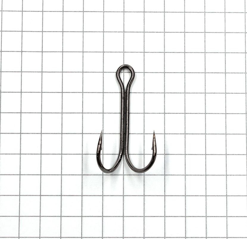 Крючок Namazu «Double Hook Long», размер 4 (INT), цвет BN, двойник (50 шт.)/300/
