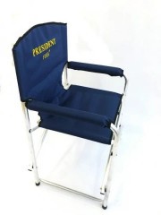 Кресло директорское President Fish Vip складное алюминий синее арт.6303 011