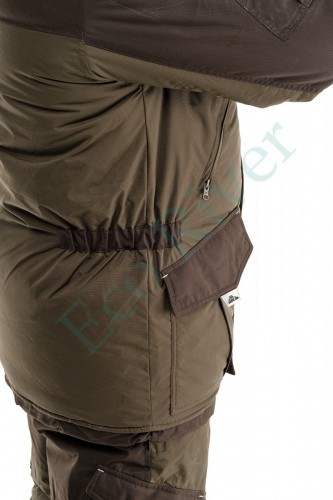 Скат костюм для рыбалки GRAYLING, зимний -45, полукомбинезон, хаки