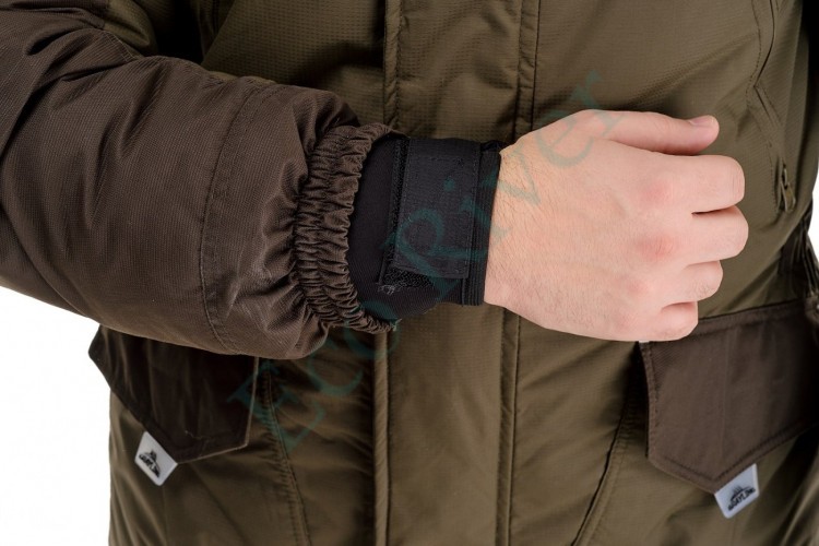 Скат костюм для рыбалки GRAYLING, зимний -45, полукомбинезон, хаки