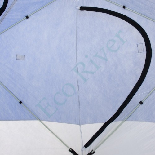 Палатка Куб Condor зимняя утепленная 2,2 х 2,2 х 2,15 оранжевый/белый