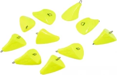 Груз Пуля-эксцентрик окрашенный разборный Яман (10 шт.) - 36 гр., жёлтый/200/