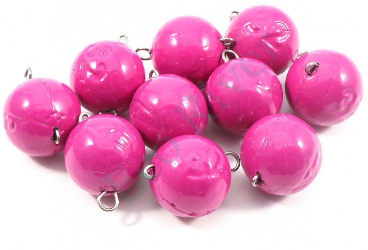 Груз Чебурашка окрашенный разборный Яман (10 шт.) - 32 гр., фиолетовый/200/