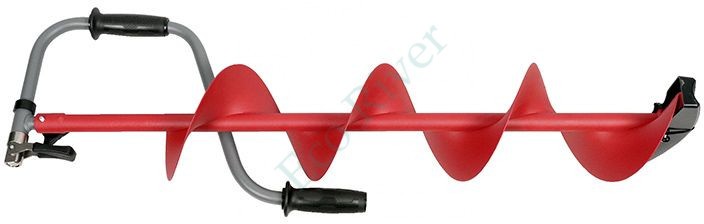 Ледобур BURAN 180(L) (левое вращение), цельнотянутый шнек (ТОНАР)/3/