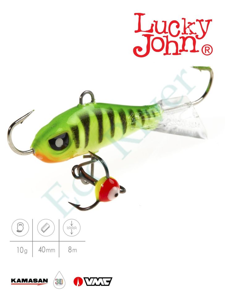 Балансир Lucky John Baltic 40мм+тройник 61401-24