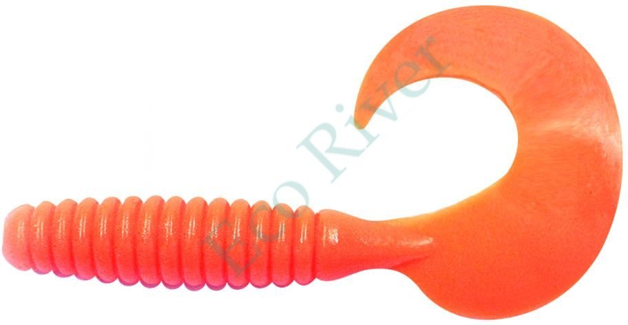 Твистер Yaman PRO Spiral, р.4 inch, цвет #03 - Carrot gold flake (уп.5шт)