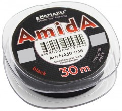 Леска Namazu Amida, L-30 м, d-0,1 мм, test-1,50 кг, угольно-черный (уп. 10 шт.)/10/