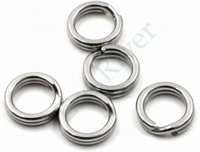Заводное кольцо Namazu RING-A, цв. Cr, р. 1 ( d=11,5 mm), test-43 кг (уп.10 шт)/2000/1500/1000/