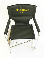 Кресло директорское President Fish Vip складное алюминий со столиком зелен. арт.6305 010