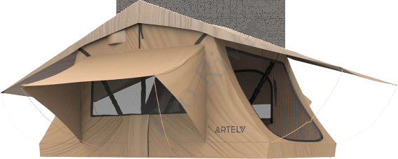 Автомобильная палатка ARTELV ROOF TENT H