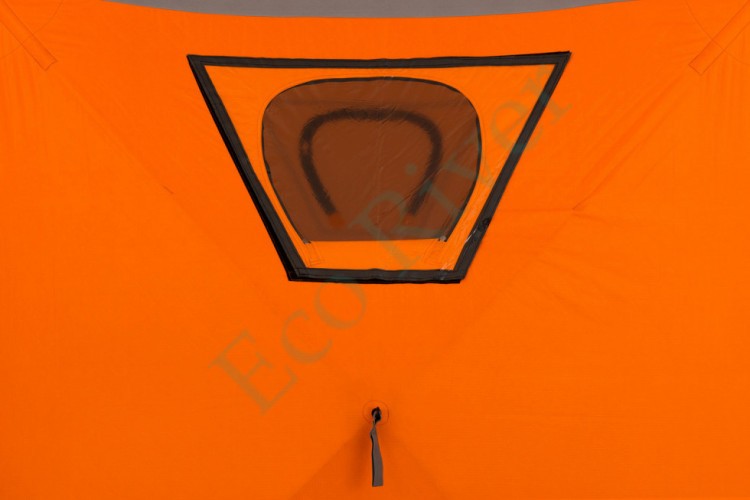 Палатка Куб Condor зимняя утепленная, 6 сторон, размер 3,6 х 3,2 х 2,2 оранжевый