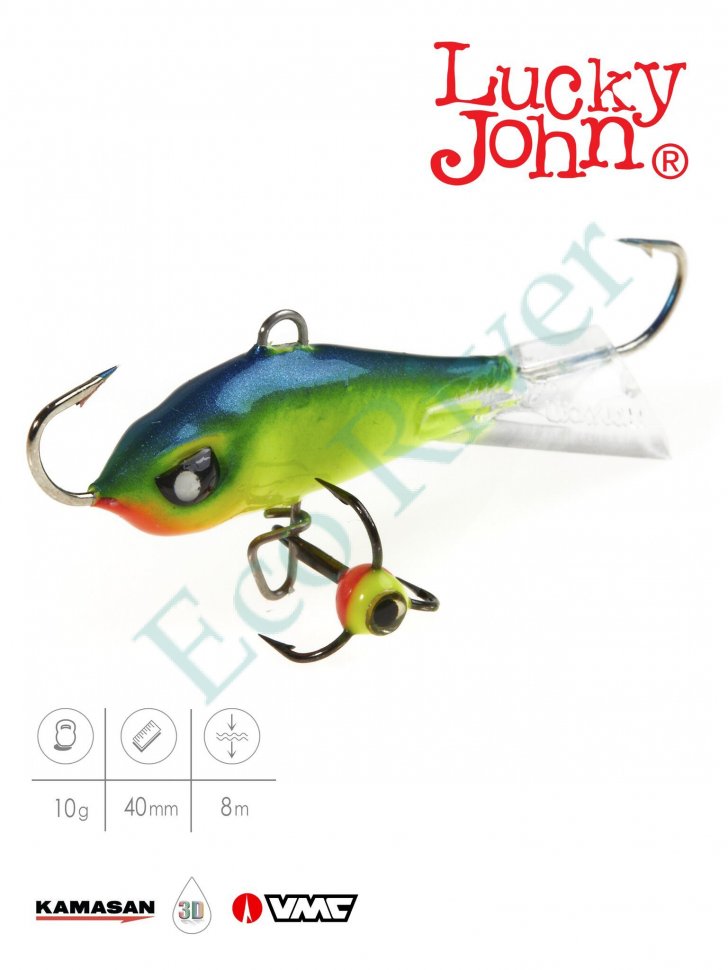 Балансир Lucky John Baltic 40мм+тройник 61401-29