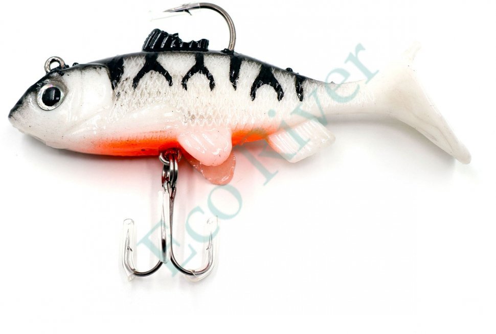 Приманка оснащенная Namazu PVC Carp, L-80 мм, 16 г, цвет 05 (2 шт.)