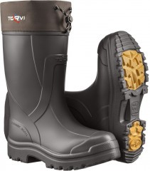 Сапоги мужские   Torvi  ,ЭВА,подошва ТЭП,5-сл.вкл.(гипоаллер.трикотажная ткань),-45°С, р.44, черный/5/