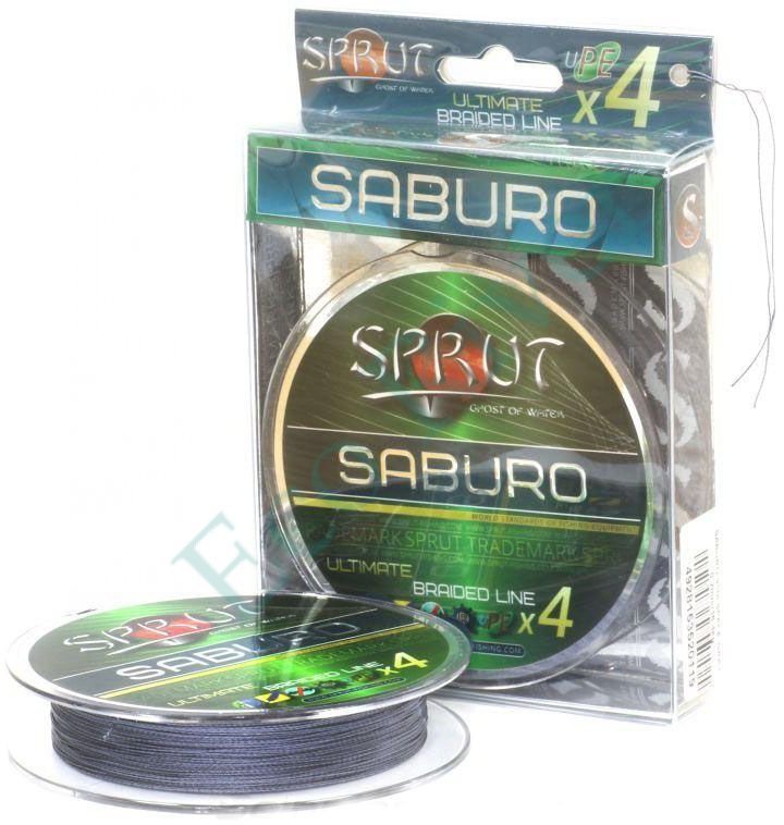 Леска плетёная Sprut Saburo Soft Ultimate X4 space gray 0.20 95м