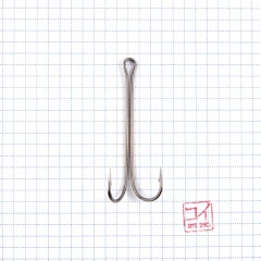 Крючок KOI 3 XL DOUBLE HOOK, размер 3/0 (INT), цвет BN, двойник (10 шт.)/15/