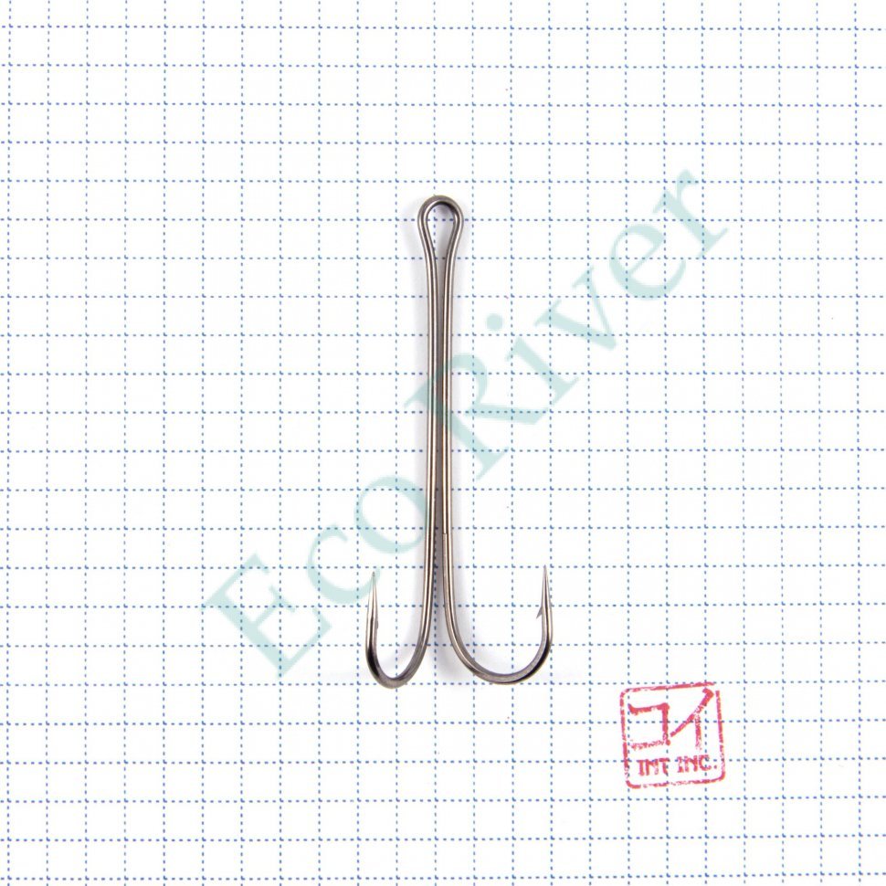 Крючок KOI 3 XL DOUBLE HOOK, размер 3/0 (INT), цвет BN, двойник (10 шт.)/15/