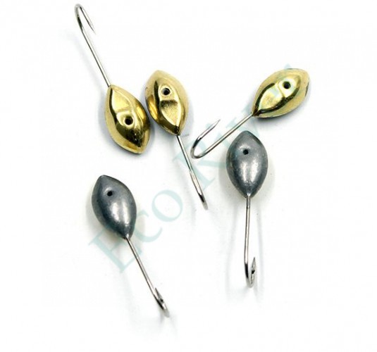 Мормышка паяная Яман Капля с лыской, вес 0,53 г, латунь (уп. 5 шт.)