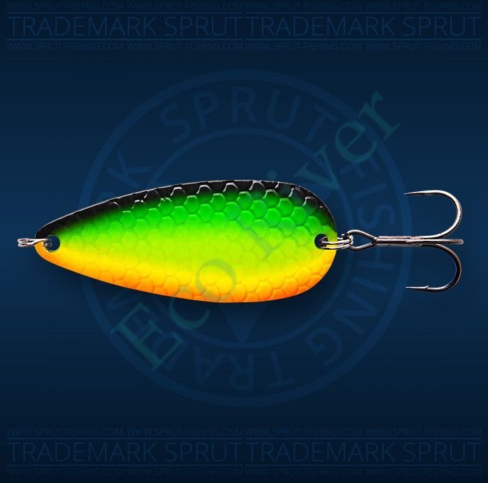 Блесна Sprut Gecko Spoon колеб. 70мм/20г/FT