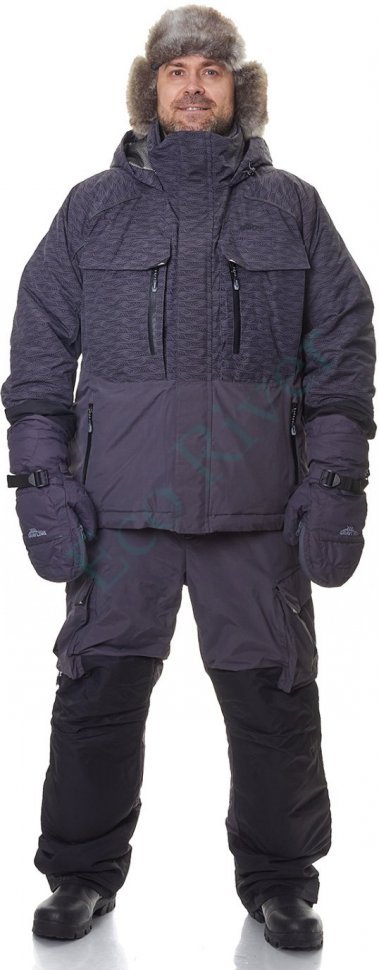Тугур костюм для рыбалки GRAYLING, зимний -25, графит