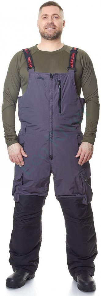 Тугур костюм для рыбалки GRAYLING, зимний -25, графит