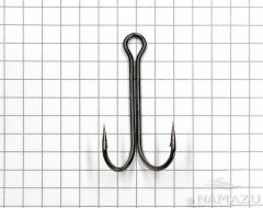 Крючок Namazu «Double Hook Long», размер 1/0 (INT), цвет BN, двойник (50 шт.)/100/