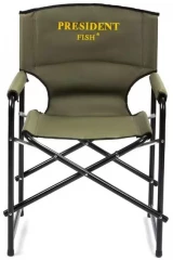 Кресло директорское President Fish Vip складное сталь зелен. арт.6103 010