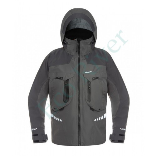 Костюм рыболовный Graff демисезонный размер L/182-188(Bratex 20000, серый)