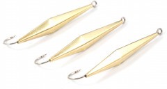 Блесна вертикальная Яман Киллер,размер 40 мм, вес 3,5 г, цвет латунь (уп.3 шт.)/150/