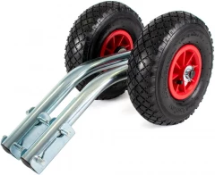 Колеса транцевые Следопыт 40 см, хром, быстросъемные (комплект)/8/