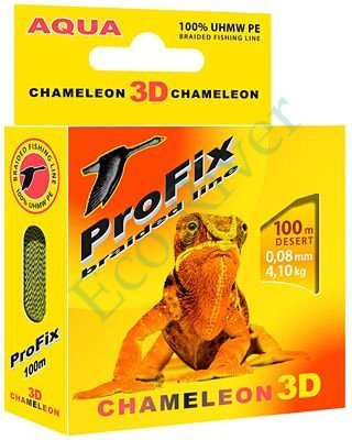 Леска плетёная Aqua ProFix Chameleon 3D Desert 0.12 100м
