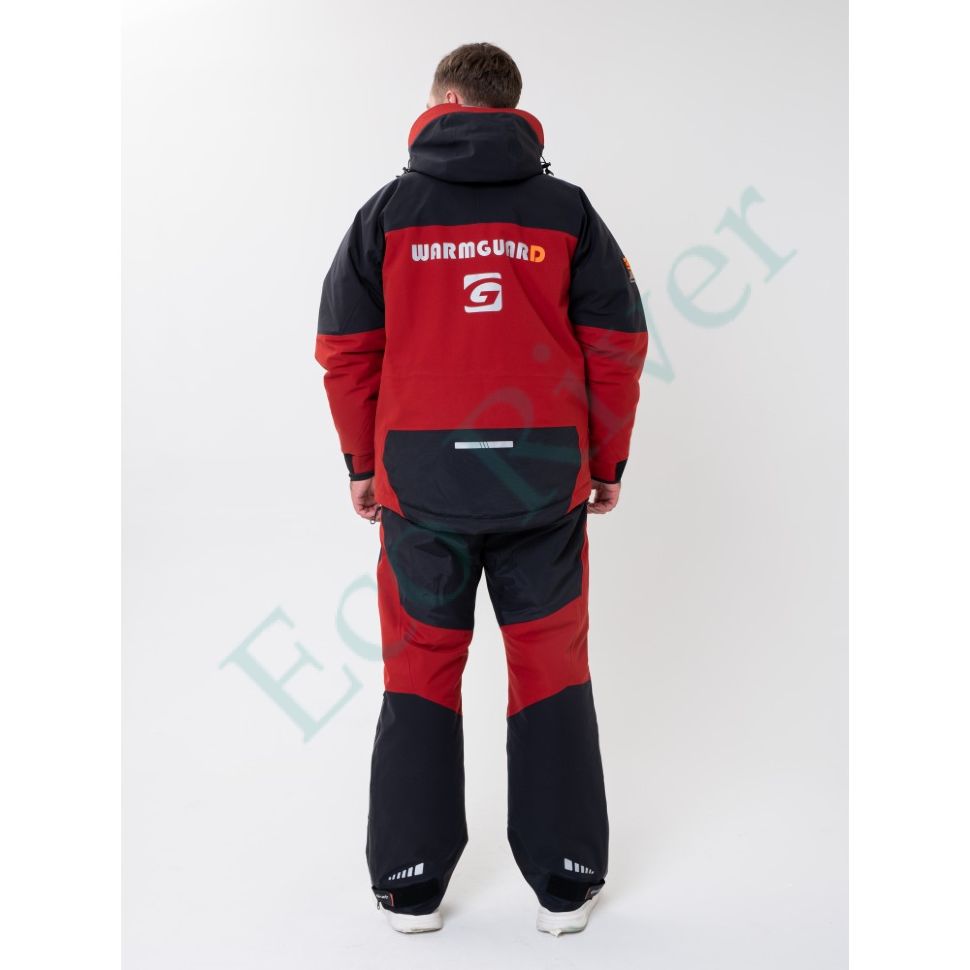 Костюм рыболовный Graff зимний до -50гр. размер 2XL/182-188 (красный)