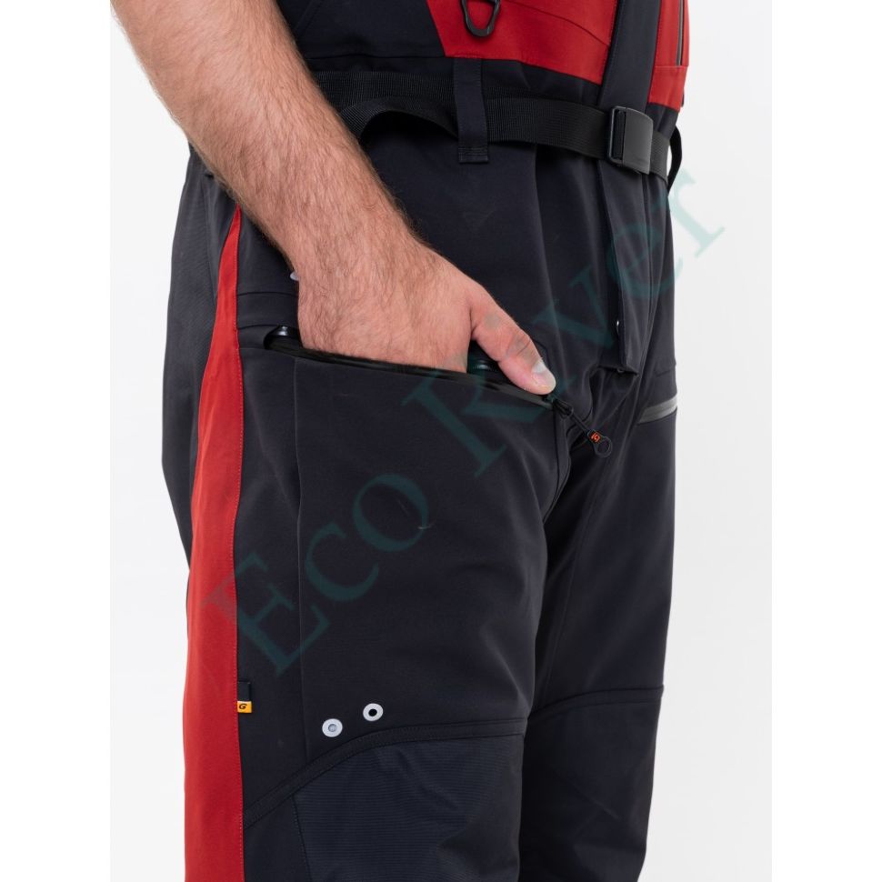 Костюм рыболовный Graff зимний до -50гр. размер 2XL/182-188 (красный)