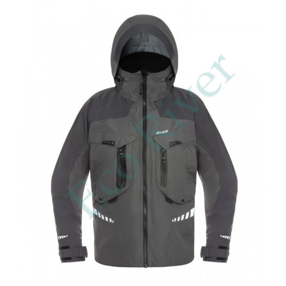 Костюм рыболовный Graff демисезонный размер XXXL/182-188(Bratex 20000, серый)