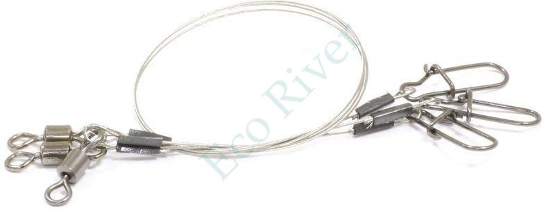 Поводок Sprut Classic 1*19 20см 7кг 3шт