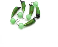 Мормышка вольф. безнасадочная Яман Ручейник №5, d-2 мм, L-9.5 мм, вес 0,80 гр., кошачий глаз сверл